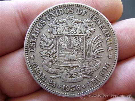 moneda de 5 bolivares venezuela 1936   Comprar Monedas ...