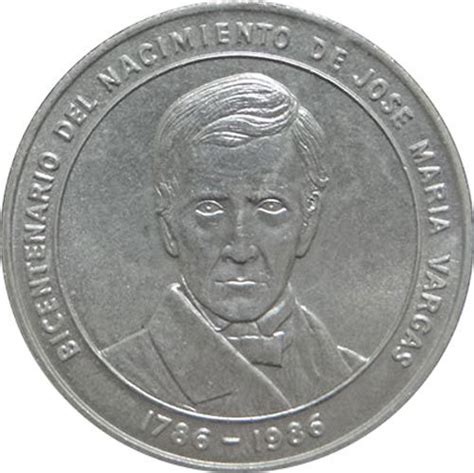 Moneda de plata 100 Bolivares Venezuela 1986 Vargas ...