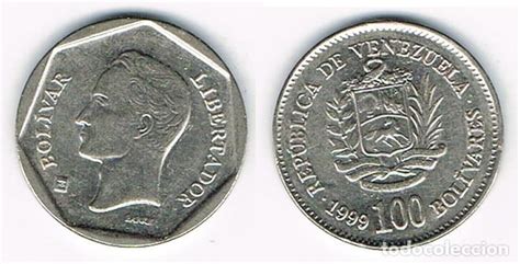 moneda de venezuela, 1999, 100 bolivares  lote   Comprar ...
