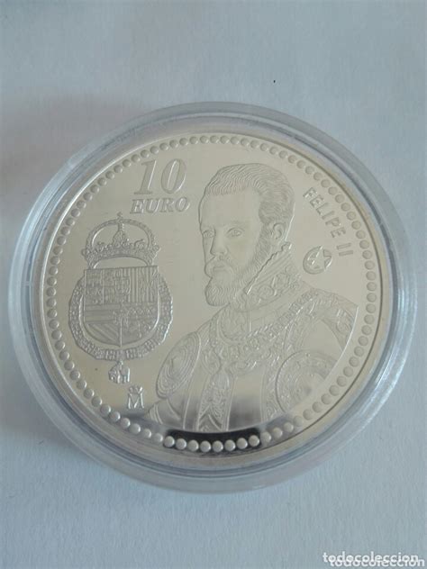 moneda españa 10 euro 2009 felipe ii . plata .   Comprar Monedas Ecus y ...