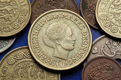 Monedas de Dinamarca foto de archivo. Imagen de colección ...