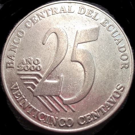 Monedas de México y el Mundo: Ecuador: 25 Centavos del ...