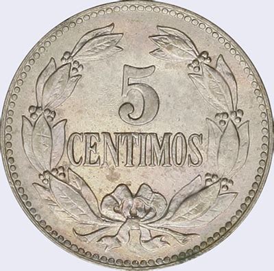 Monedas de Venezuela : 5 Céntimos  Bolívar  : 1925 ...