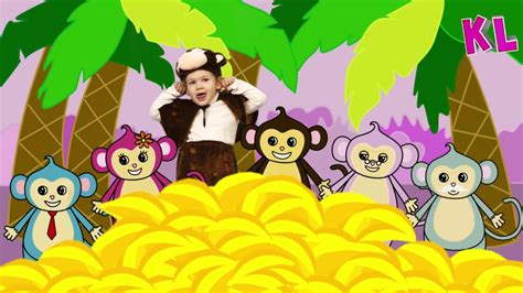 Monkey Banana Baby Monkey | Animal Songs Monkey | Kids ...