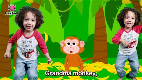 Monkey Banana Baby Monkey | Animal Songs | PINKFONG Songs ...