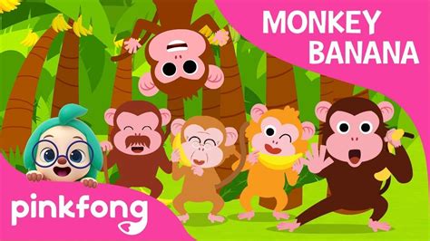 Monkey Banana Baby Monkey | Animal Songs | PINKFONG Songs ...