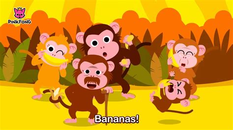 Monkey Bananas Animal Songs PINKFONG Children Dj ...
