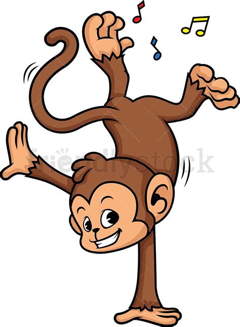 Monkey Dancing | Monkey drawing, Doodle characters ...