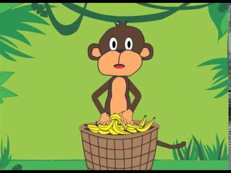 Monkey Eating Bananas   YouTube