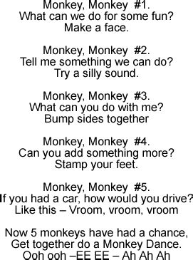 Monkey, Monkey: Song Lyrics and Sound Clip