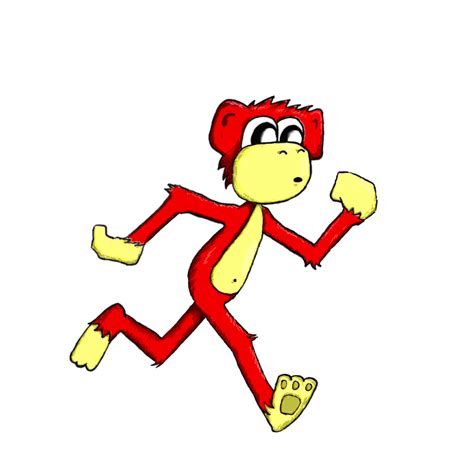 Monkey Running Animation