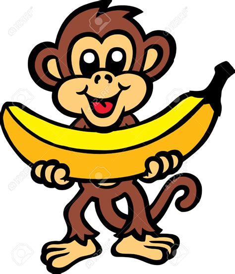 Monkey With Banana Clipart – 101 Clip Art
