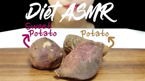 [Mono Diet ASMR]  Vegan  Airfried Sweet Potato & Potato ...