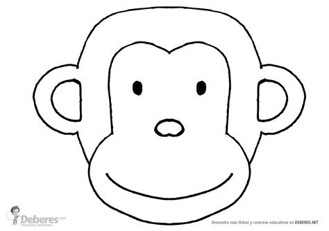 Mono para colorear   infantil