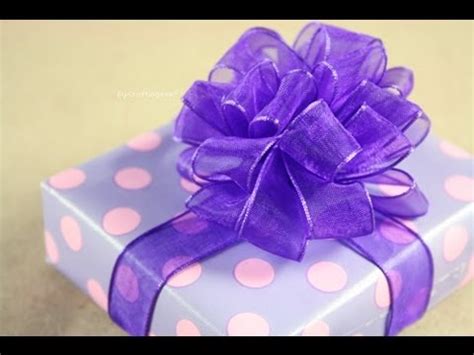 Moño Pom Pom   Puffy   How to: Gift Bows   YouTube