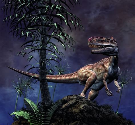 Monolophosaurus was a theropod dinosaur from the Middle ...