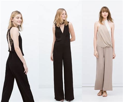 Monos de vestir Zara 2015 de todos los estilos: de fiesta o para ir a ...