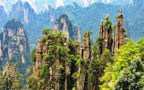 Montaña Tianzi, un paisaje salido de Avatar