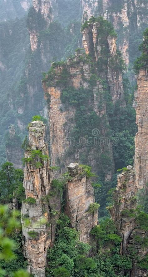 Montañas De Tianzi, Zhangjiajie Forest Park Nacional, Hunan Provin ...