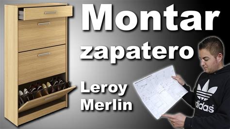 Montar mueble zapatero Practic Leroy Merlin   YouTube