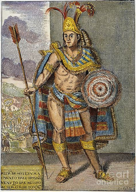 Montezuma II  1480? 1520  Photograph by Granger   Fine Art America