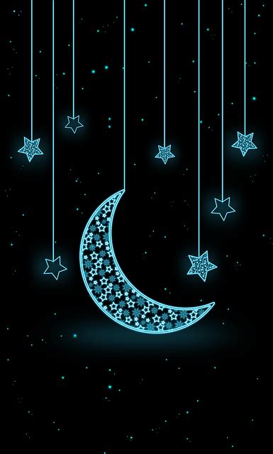 Moon Star Neon · Free image on Pixabay