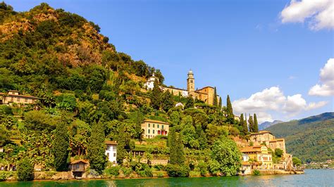 Morcote y el lago de Lugano, Suiza