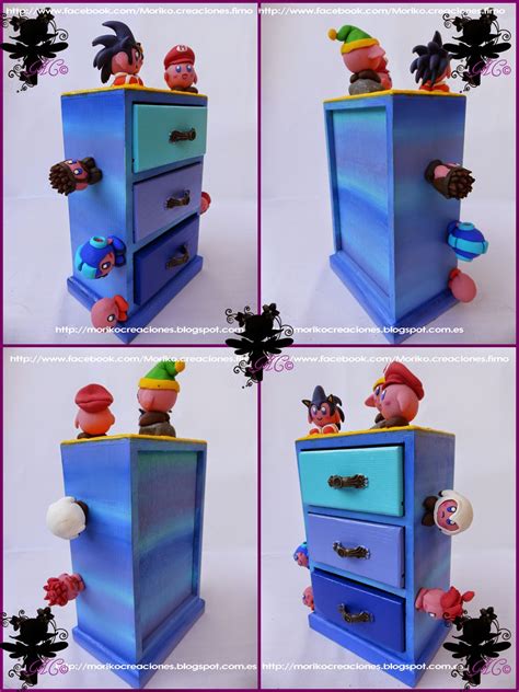 Moriko Creaciones: Mini cajonera Kirbys   Mini chest of ...
