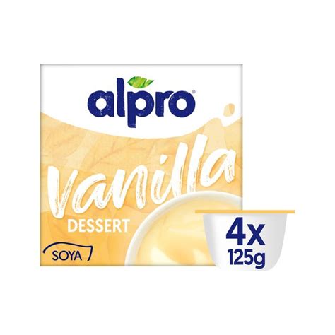 Morrisons: Alpro Creamy Vanilla Soya Dessert 4 x 125g ...