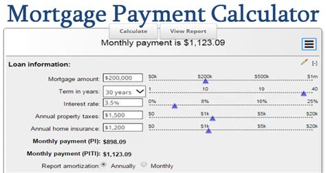 Mortgage Payment Calculator   Calculate Your Ideal Payment