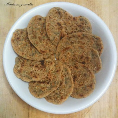 Mostaza y media: Tortitas de espelta con wakame y sésamo