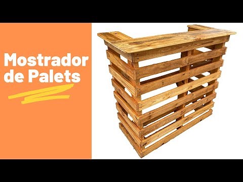 MOSTRADOR hecho con solo 2 tarimas   pallet