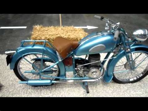 Moto antigua   hirodelle 125 c.c año 1952     YouTube