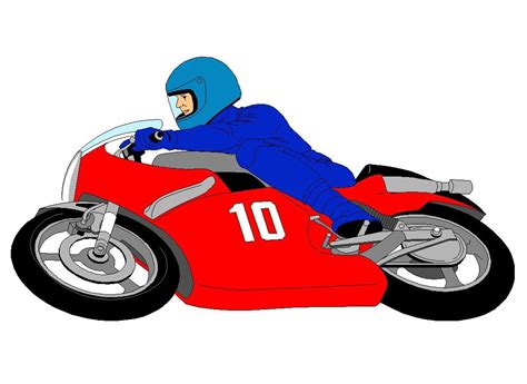 Moto de carreras HD | DibujosWiki.com