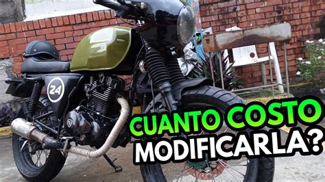Moto Modificada Italika Sptfire 200   Cuánto Cuesta un Proyecto Café ...