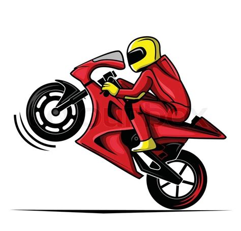 Moto race | Stock Vector | Colourbox