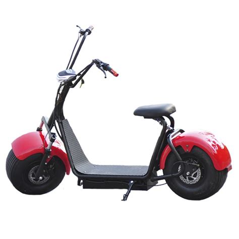 Moto Scooter Electrico 17  1000W 60V 12Ah _ Rojo   AGRALED