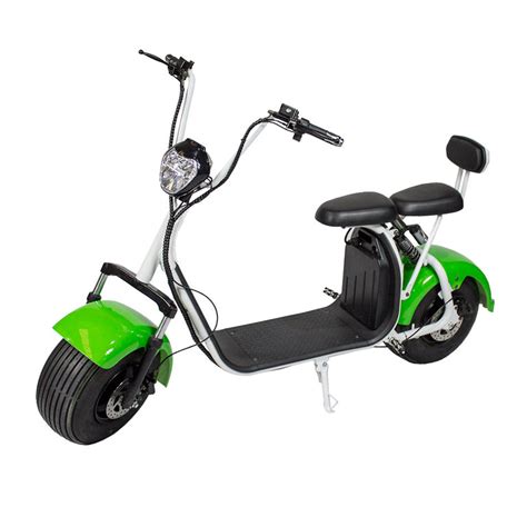 Moto Scooter Electrico Doble 17  1800W 60V 15Ah _ Verde ...