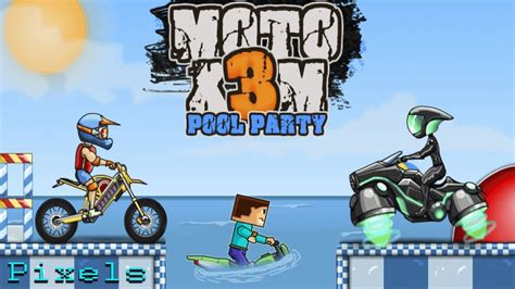 Moto X3M   Pool Party All New Bikes   YouTube