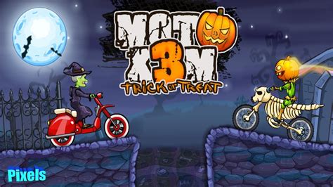 Moto X3M Spooky Halloween Trick or Treat Level Pack   YouTube