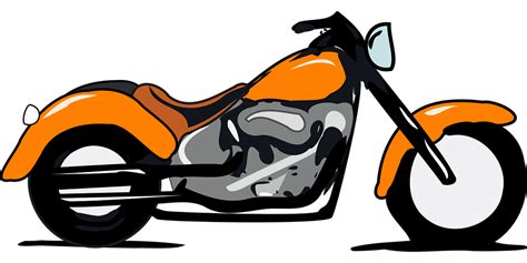 Motocicleta Dibujos Animados Moto · Gráficos vectoriales ...
