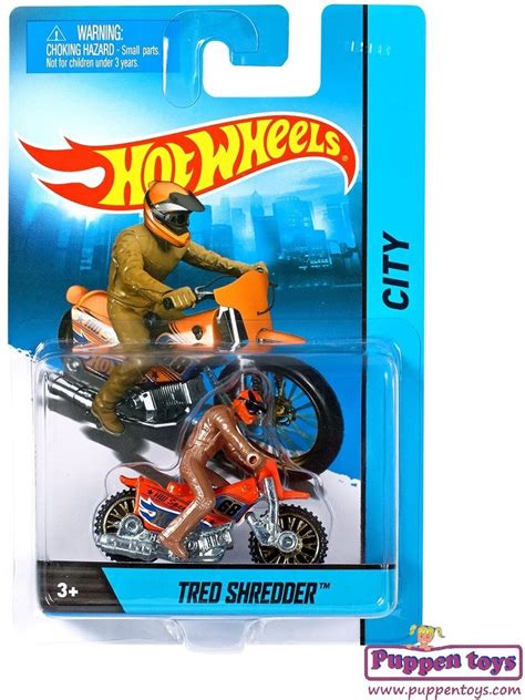 Motorcycle with rider Hot Wheels MATTEL   Juguetes Puppen Toys
