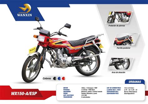 MOTOS WANXIN: Catálogo de motos