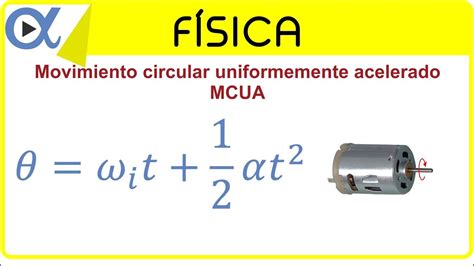 Movimiento circular uniformemente acelerado  MCUA  ejemplo ...