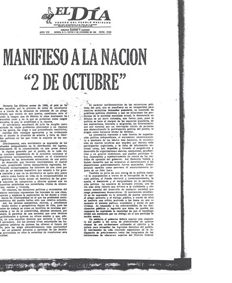 Movimiento Estudiantil en México  1968 : Marchas, brigadas y el pliego ...