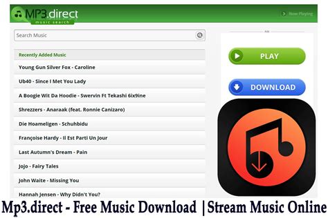 Mp3.direct Free Music Download Website | Online Mp3 ...