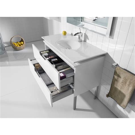 Mueble 100cm blanco y lavabo Kalahari Roca A855771764 ...