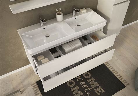 Mueble bajo lavabo suspendido con cajones | IDFdesign