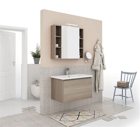 Mueble bajo lavabo suspendido con cajones | IDFdesign