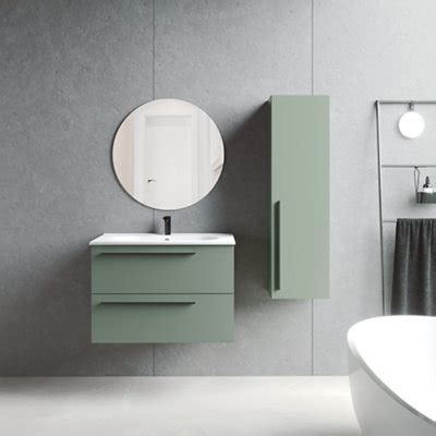 Mueble baño Mia verde 79.5 x 45 cm · LEROY MERLIN